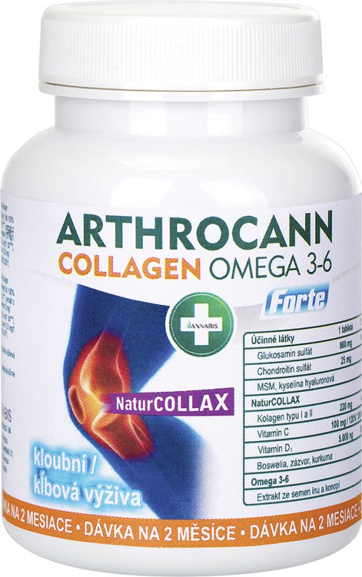 Annabis Arthrocann gel 75 ml + Arthrocann Collagen Omega 3-6 60 tablets