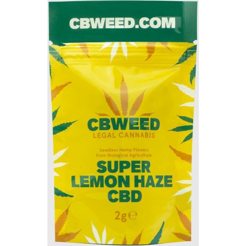 Cbweed Super Lemon Haze CBD gėlė – 2–5 gramai