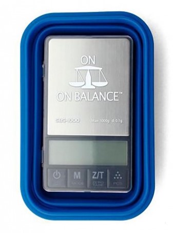On Balance SBM - Mini silikonová Miska s váhou, 100 g