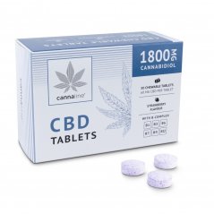 Cannaline CBD Tablety s B-komplexom, 1800 mg CBD, 30 x 60 mg