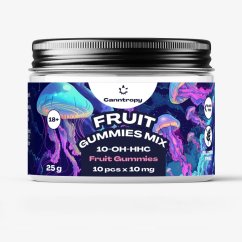 Canntropy 10-OH-HHC Fruit Gummies Mix, 10 pcs x 10 mg, 100 mg 10-OH-HHC, 25 g