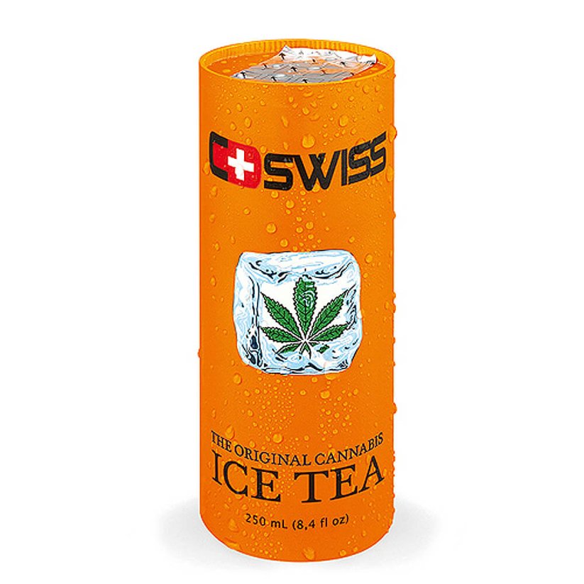 C-Swiss Gelo de cannabis Chá Sem THC, 250 ml
