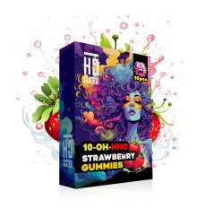 Heavens Haze 10-OH-HHC Gummies Strawberry, 10 pcs