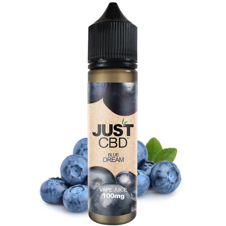 JustCBD CBD-vloeistof Blauwe droom, 60 ml, 500 mg - 3000 mg CBD