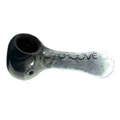 Groove Fritted Hand Pipe 4", Black Frost