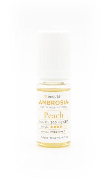Enecta Ambrosia CBD Liquid Peach 2%, 10 ml, 200mg