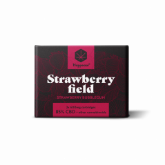 Happease Strawberry Field патрон 1200 mg, 85% CBD, 2 бр x 600 mg