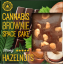Cannabis Hasselpähkinä Brownie Deluxe -pakkaus (vahva sativa-maku) - laatikko (24 pakkausta)