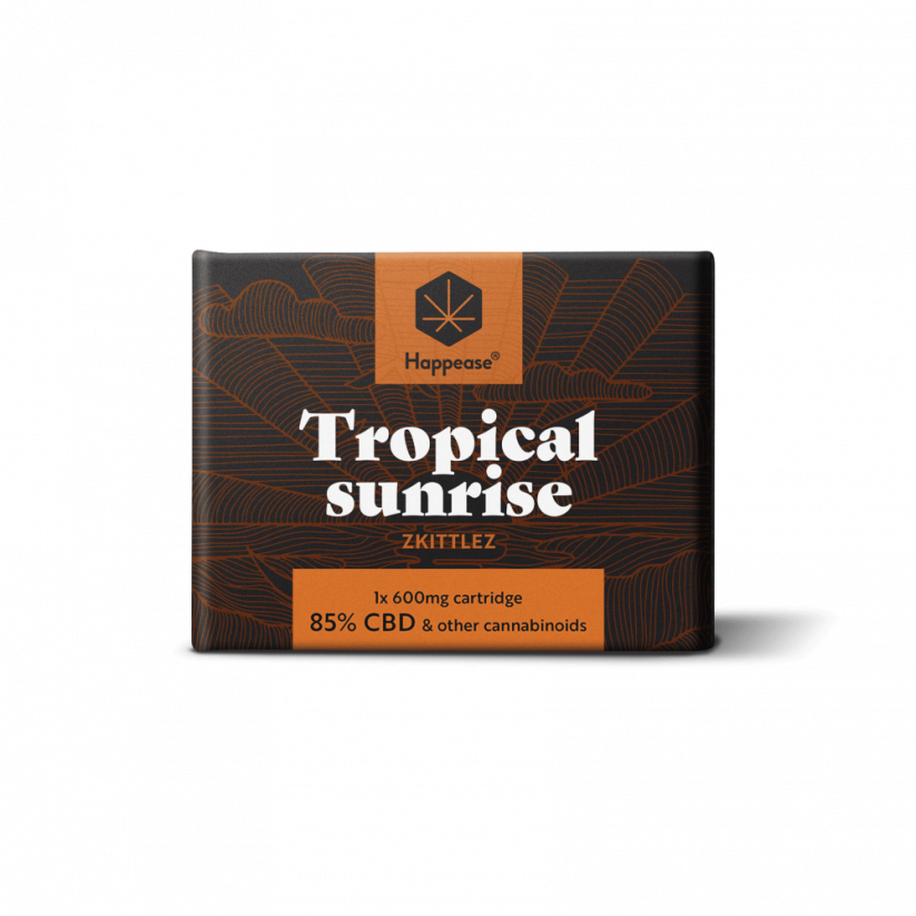 Happease CBD kassett Tropical Sunrise 600 mg, 85% CBD