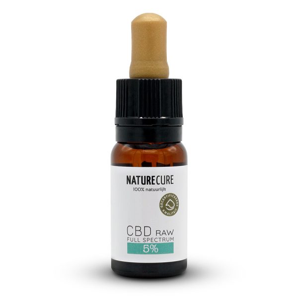 Nature Cure Volledig Spectrum Ruwe CBD Olie - 5%, 10ml, 500 mg