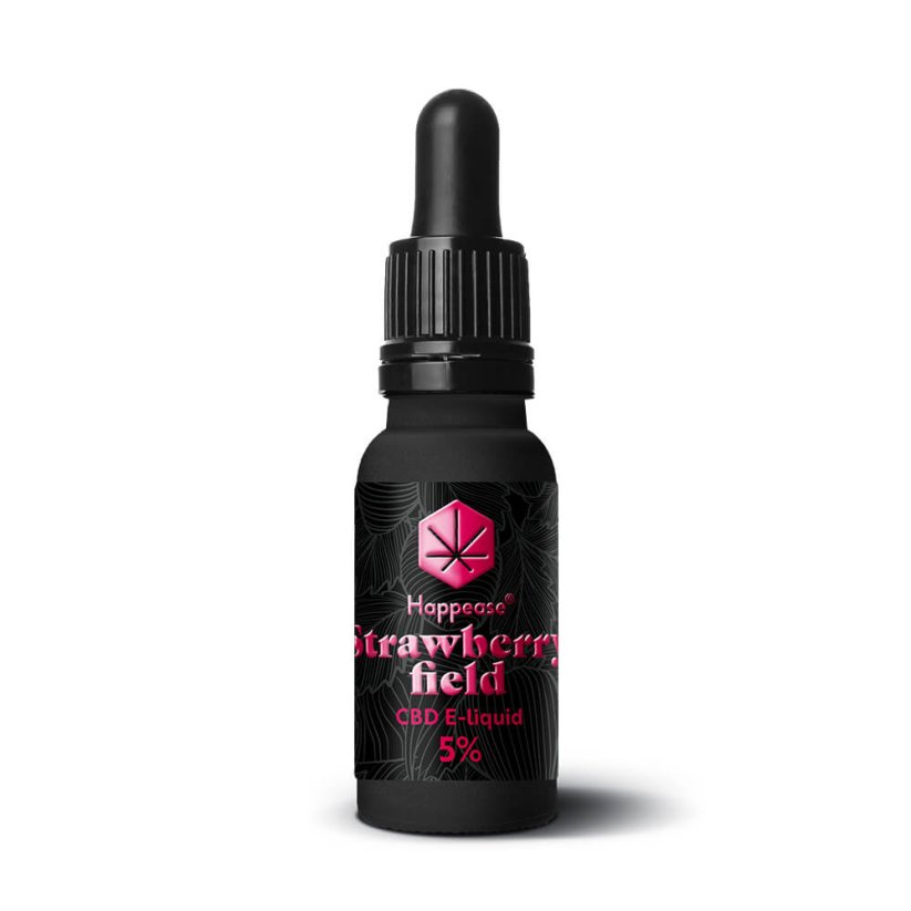 Happease CBD Liquid Strawberry Field, 5 % CBD, 500 mg, (10 ml)