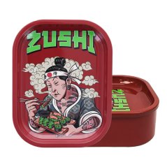 Best Buds İnce Kutu Rulo Saklamalı Tepsi Zushi 18 x 14 cm
