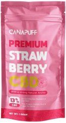 CanaPuff CBD Fleur de Chanvre Fraise, CBD 13 %, 1 g - 10 g