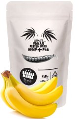 SUM ULTIMATE VEGAN Protein Drink Hemp+Pea BANANA MANNA, 450 g