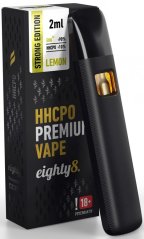 Eighty8 HHCPO Vape Pen Strong Premium sítróna, 10% HHCPO, 2 ml