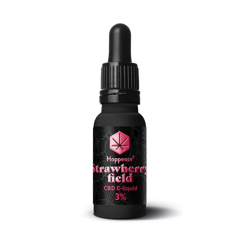 Happease CBD Liquid Strawberry Field, 3 % CBD, 300 mg, 10 ml