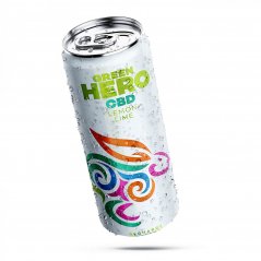 Green Hero Sparkling Lemonade bez THC, 10 mg CBD, 250 ml