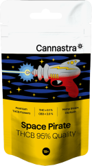 Cannastra THCB Fiore Pirata Spaziale, qualità THCB 95%, 1g - 100 g