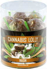 Cannabis Hash Lollies – Gjafabox (10 Lollies), 24 kassar í öskju