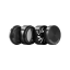Aerospaced Zahnloser Häcksler, 4-teilig, 50 mm - 4 Farben ( schwarz, blau, grün, silber )