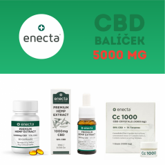 Enecta CBD Konopný balíček - 5000 mg CBD
