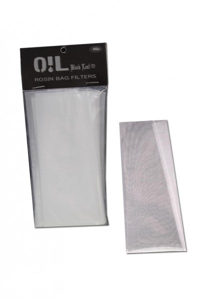 Oil Black Leaf - Rosin Bag Filterbeutel 70 mm x 150 mm, 50 u - 250 u, 10 Stück
