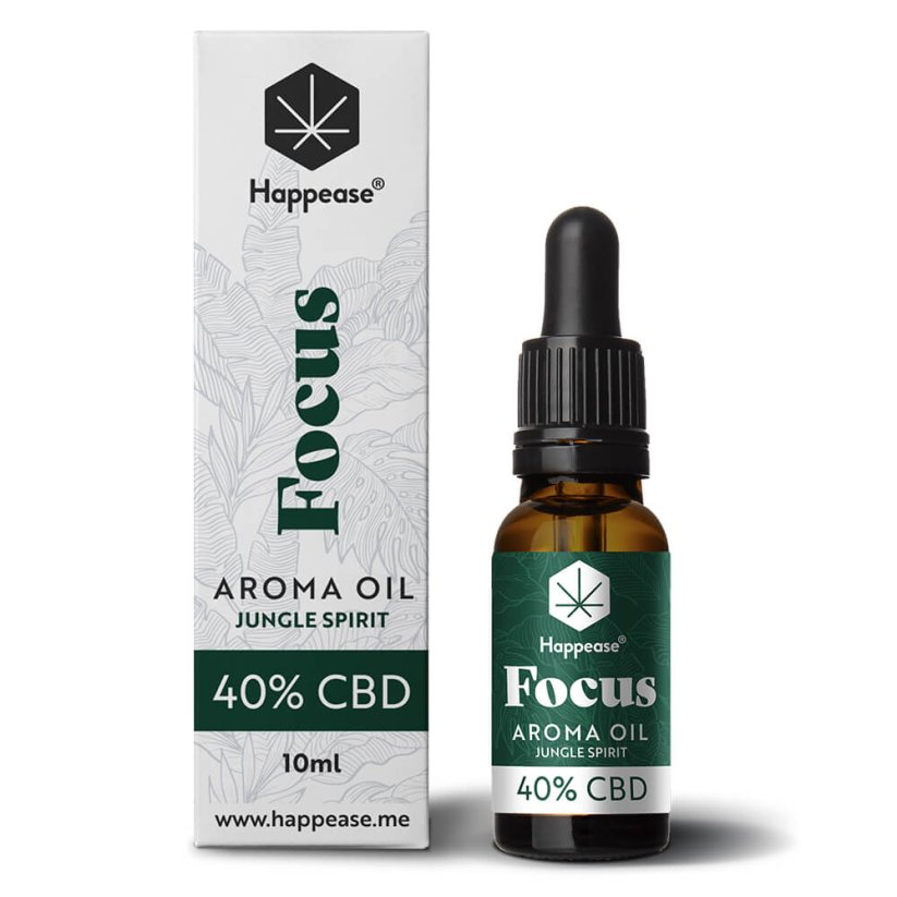 Happease Focus CBD-Öl Jungle Spirit, 40% CBD, 4000 mg, (10 ml)