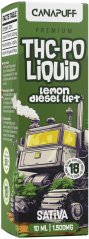 Elevador diesel de limão líquido CanaPuff THCPO, 1500 mg, 10 ml