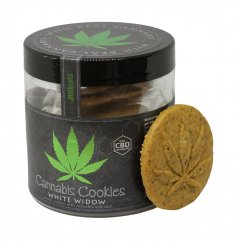 Euphoria Cannabis cookie-k fehér özvegy CBD-vel 110 g