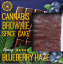Cannabis Blueberry Haze Brownie Deluxe pakkning (sterkt Sativa bragð) - Askja (24 pakkar)