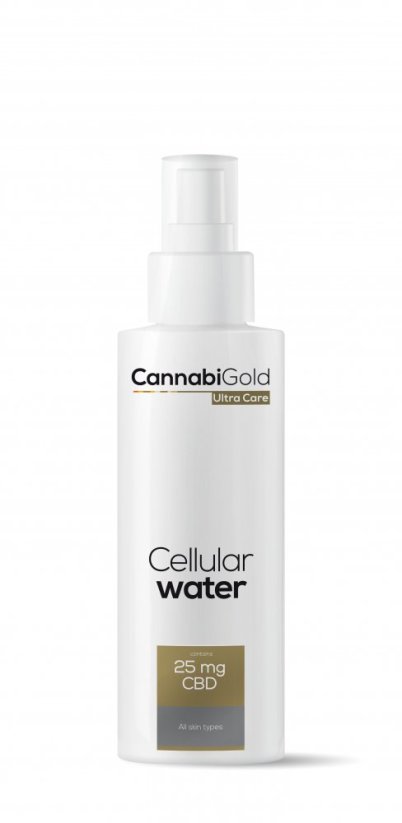 CannabiGold Celulární voda s CBD 25 mg, 125 ml