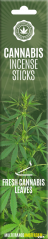 Cannabiswierookstokjes Verse cannabisbladeren