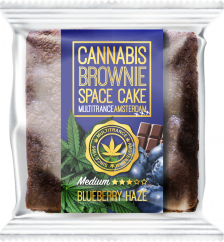 Cannabis Blueberry Haze Brownie (Sabor Médio Sativa) - Caixa (24 embalagens)