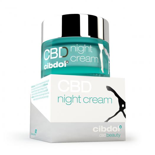 Cibdol CBD Night Cream, 100 mg, 50 ml
