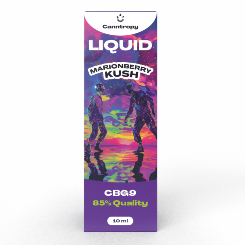 Canntropy CBG9 Liquid Marionberry Kush, CBG9 85% kvaliteet, 10 ml