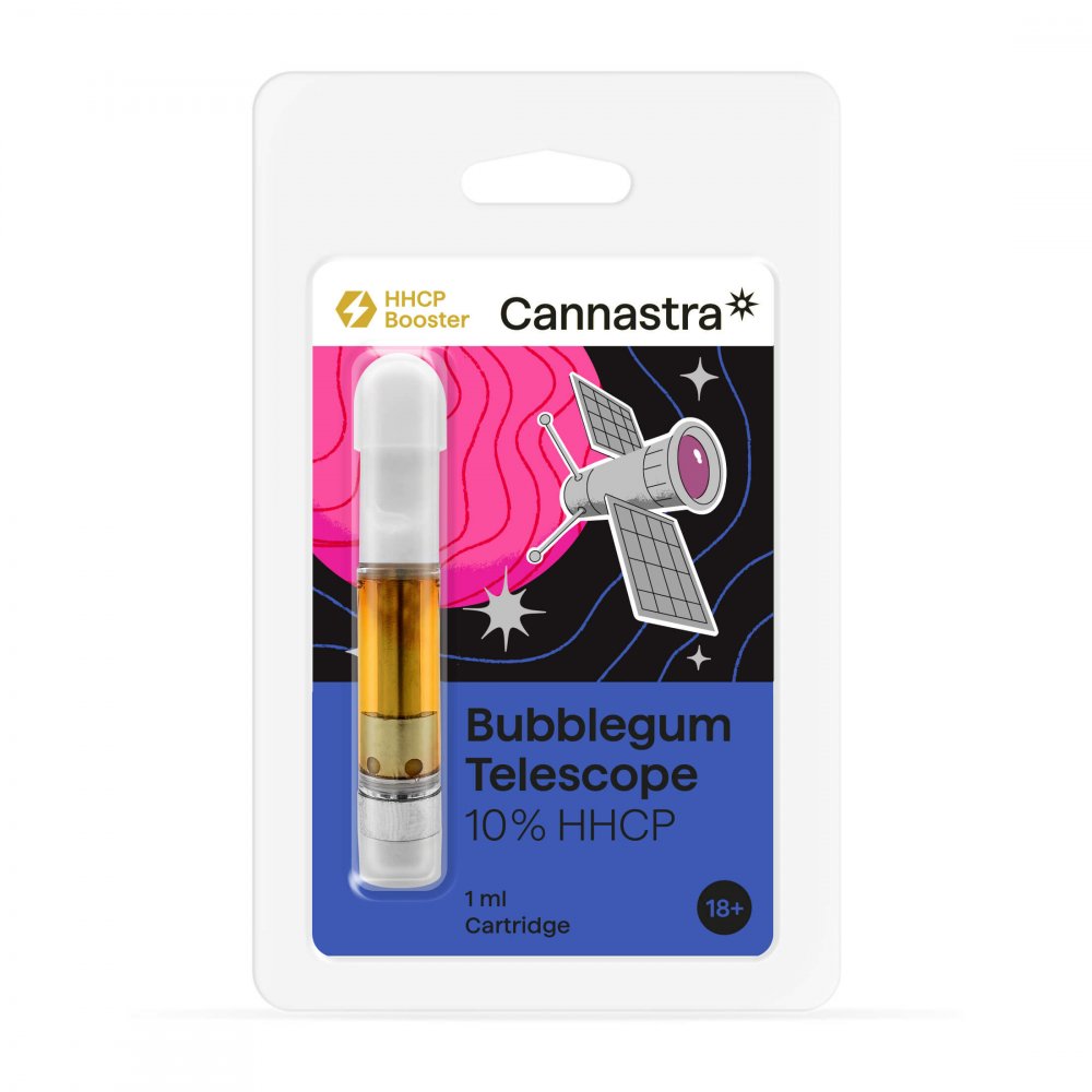 Cannastra HHCP Cartridge Bubblegum Telescope, 10 %, 1 ml