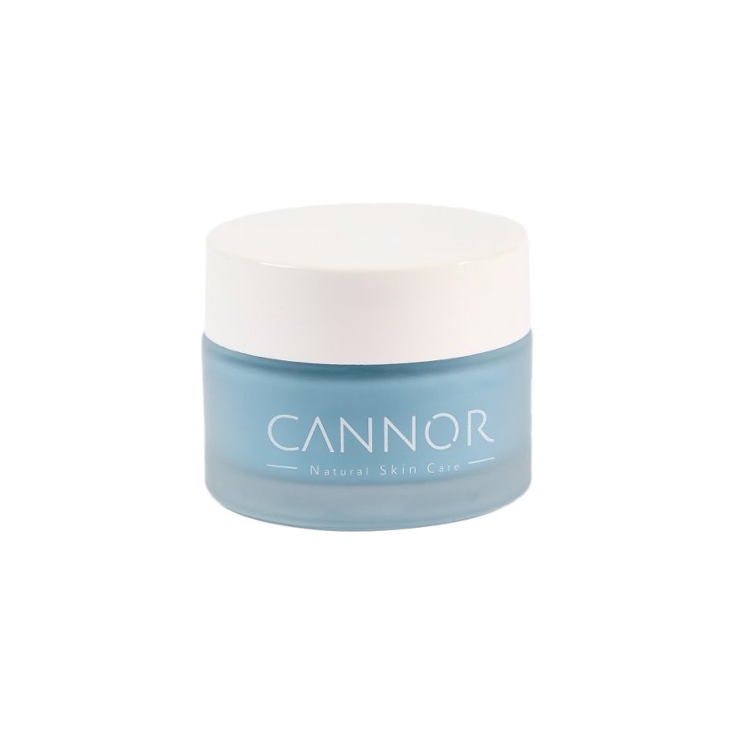Cannor Lískooříškový peeling na obličej Modrý jíl & CBD, 50 ml