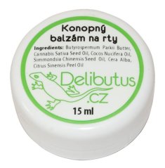 Delibutus Balsam de buze din cânepă 15 ml