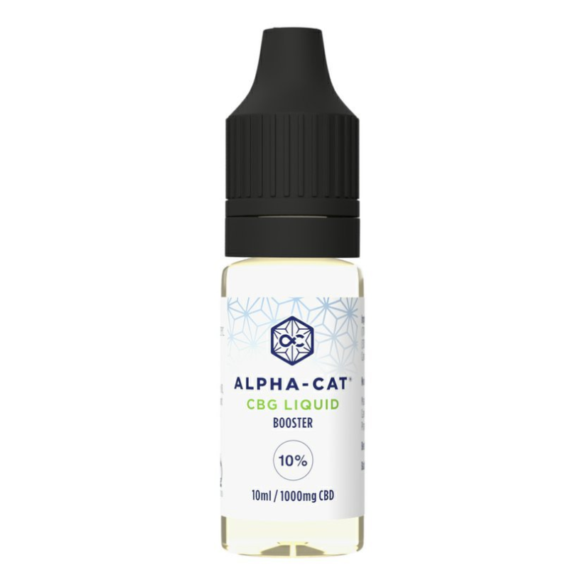 Alpha-CAT Υγρό CBG Αρωγός 10%, 1000mg, 10 ml