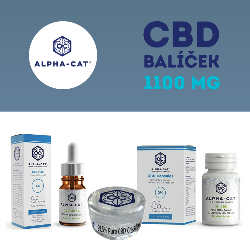 Alpha-CAT CBD-paket - 1100 mg