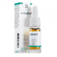 Cibdol CBD オイル 2.0 15 %、1500 mg、10 ml