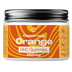 Canntropy HHC Fruit Gummies Orange, 250 mg HHC, 10 stk. x 25 mg, 70 g