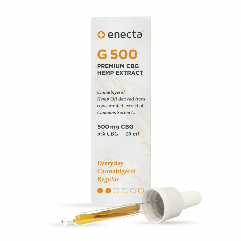 Enecta CBG eļļa 5%, 500 mg, 10 ml