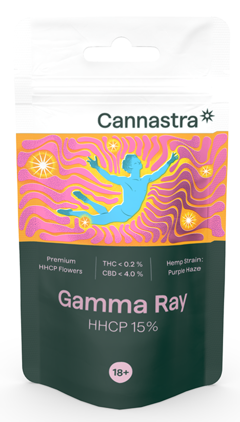 Cannastra HHCP Flower  Gamma Ray (Purple Haze) - HHCP 15%, 1 g - 100 g