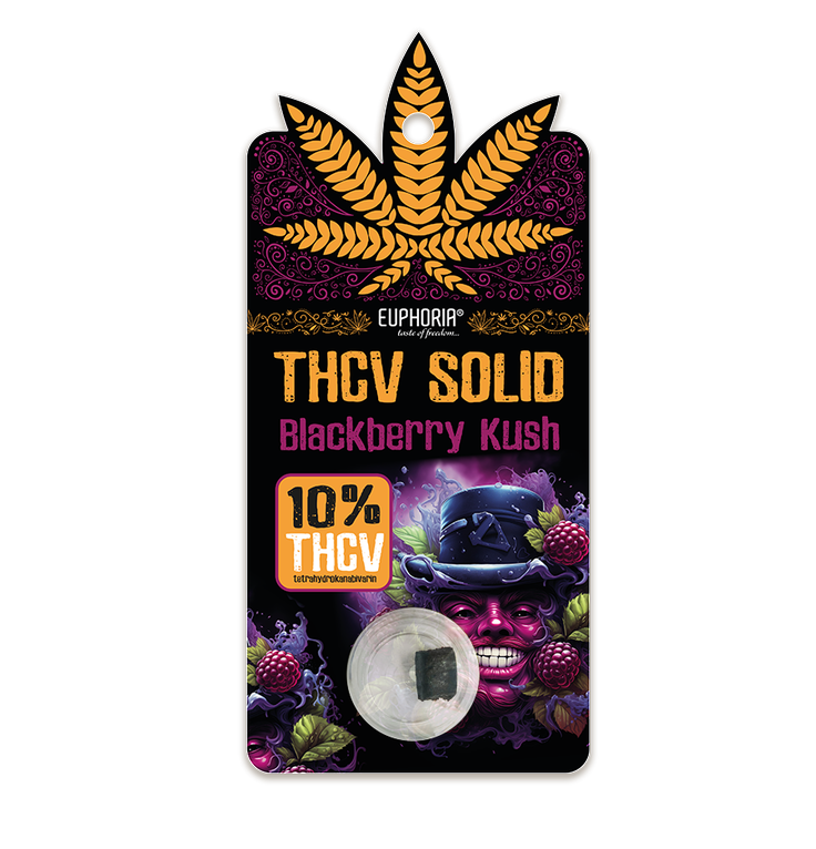 Euphoria THCV Solid Blackberry Kush 1 G, 10% THCV | Canatura