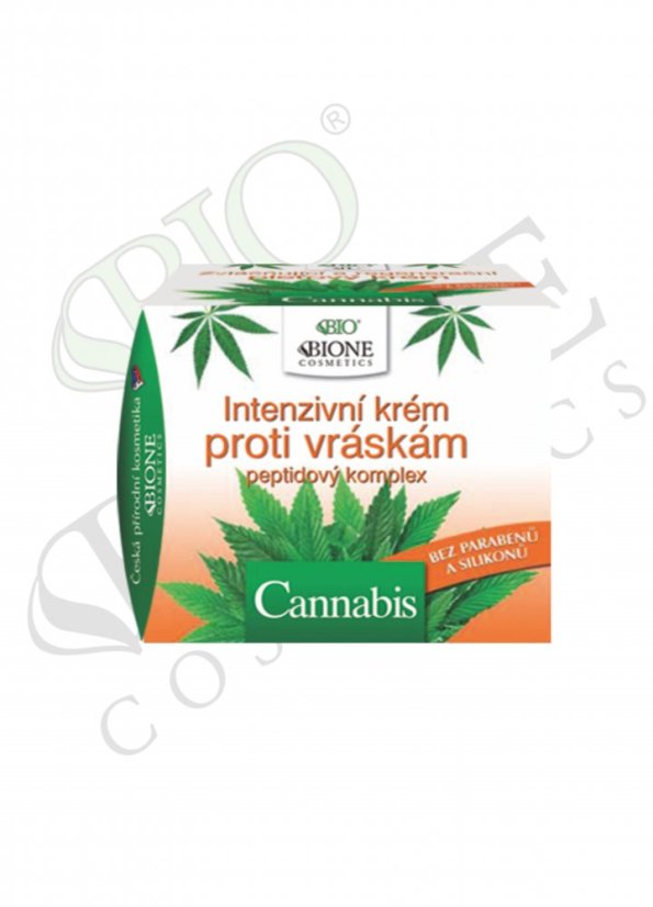 Bione Cannabis Crema Intensiva Antiarrugas, 51 ml - Envase de 6 unidades