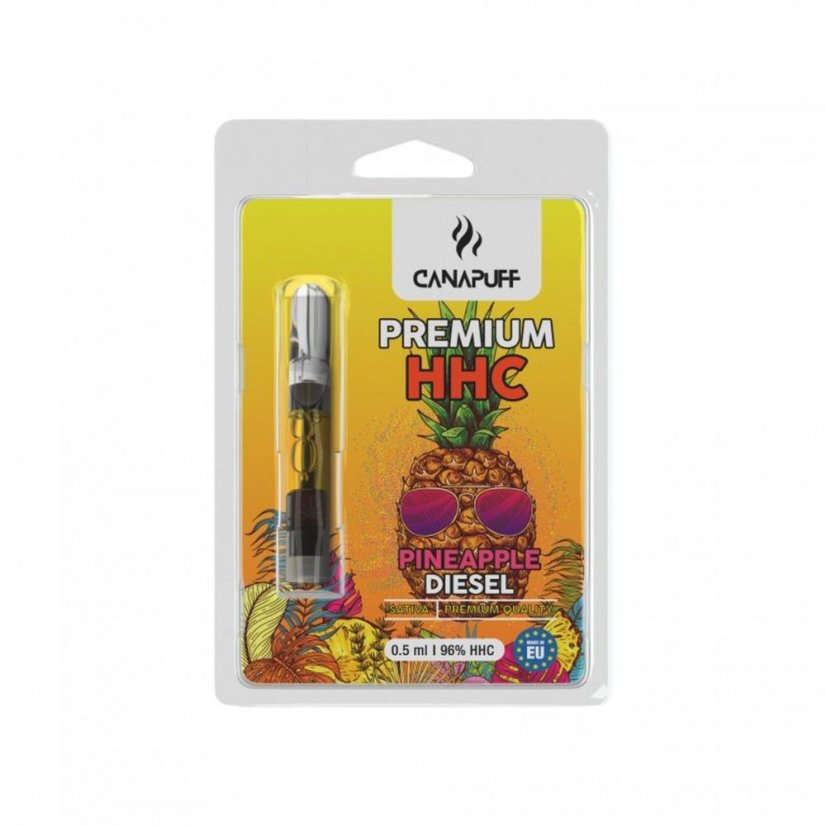 CanaPuff - Cartuș PINEAPPLE DIESEL - HHC 96%, 0,5ml