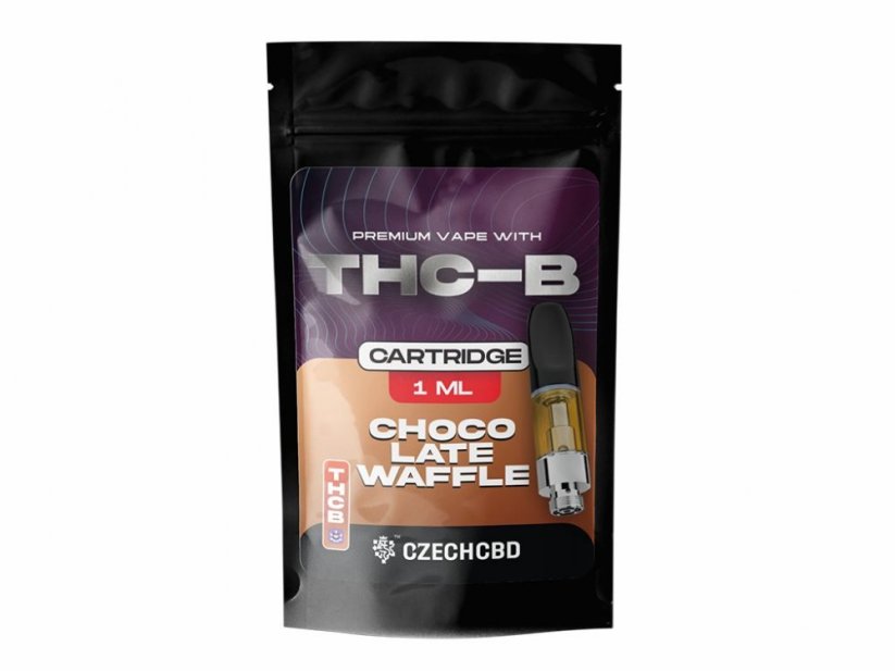 Czech CBD Cartucho THCB Waffle de chocolate, THCB 15%, 1 ml