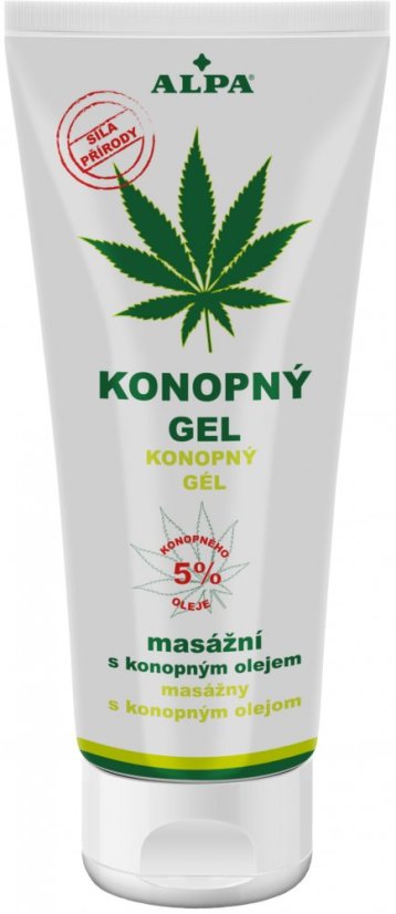 Alpa Cannabis gel da massaggio, 100 ml - confezione da 10 pezzi