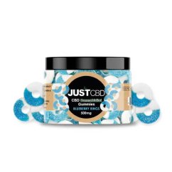 JustCBD Gummies Mavi Ahududu Halkaları 250 mg - 3000 mg CBD